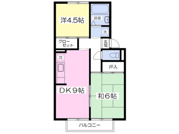 プレジール丸山の物件間取画像